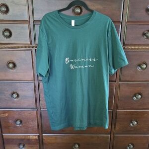 New! Women's T Shirt Size XL Green